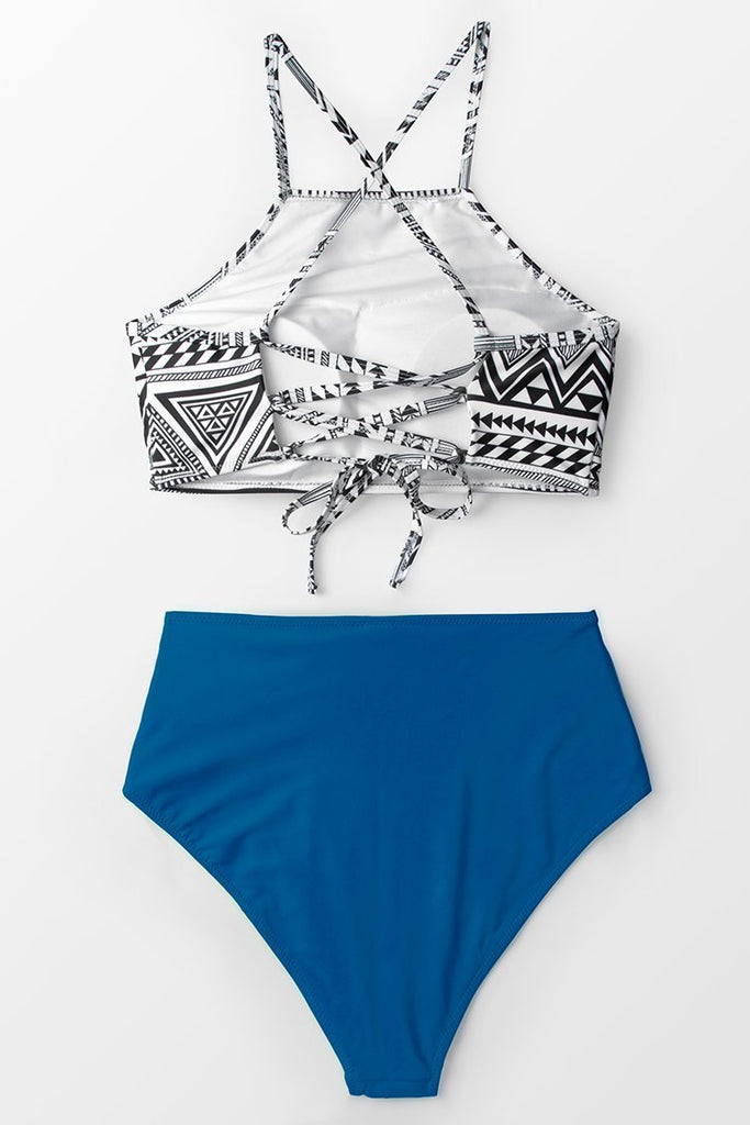 Simple Truth Lace-Up Bikini Top