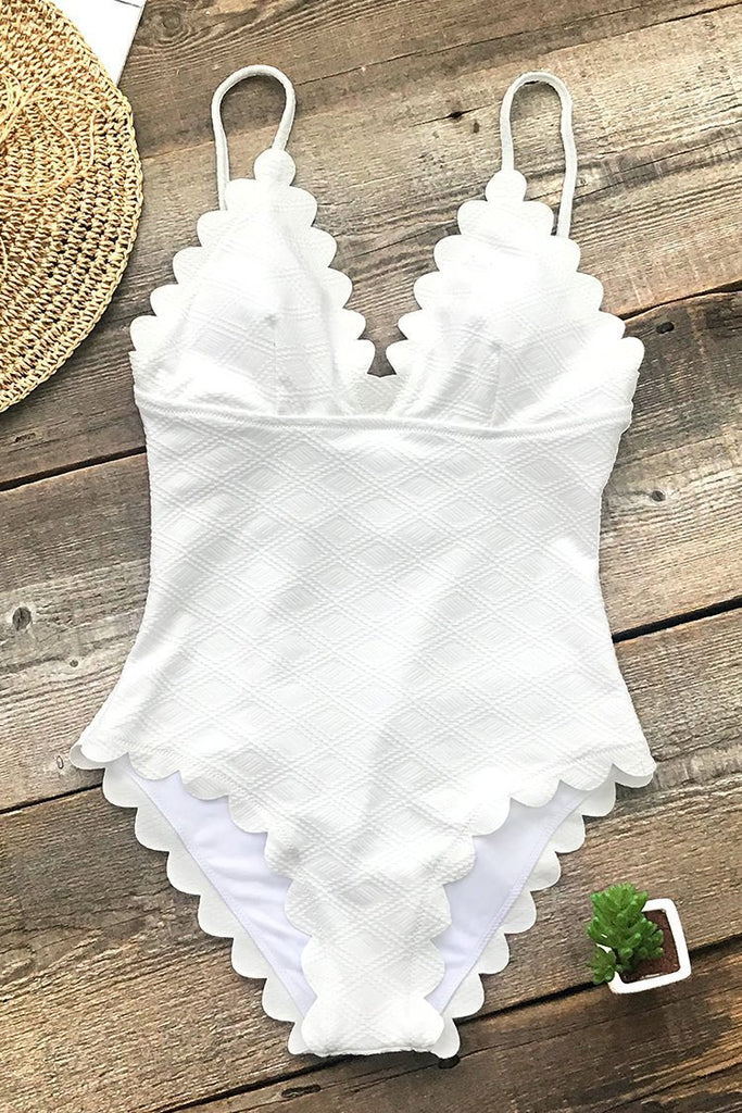 Eve One-Piece Scalloped Swimsuit