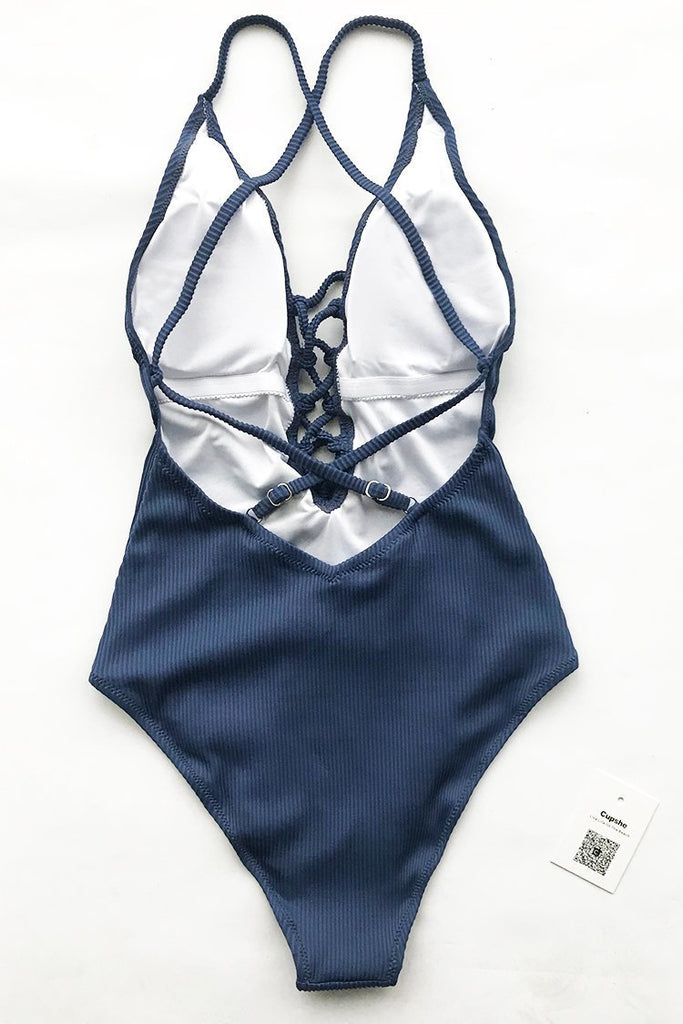 Remind Me Solid One-piece Swimsuit