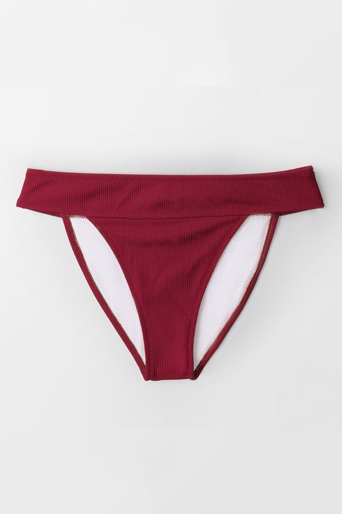 Ruby Red Cheeky Bikini Bottom