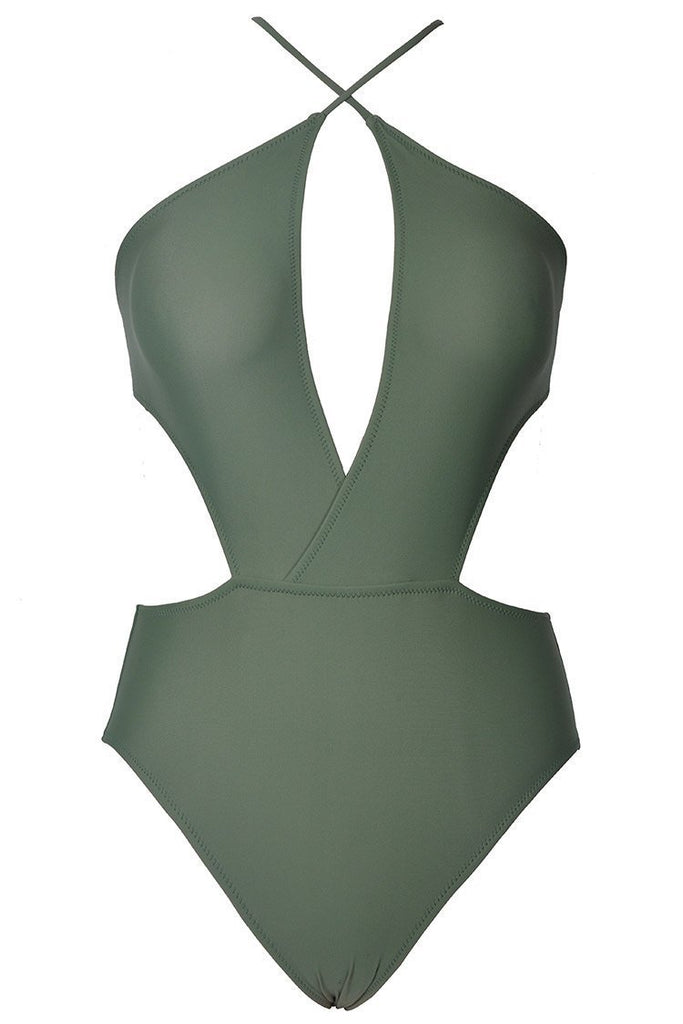 She's The Man Halter One-piece Swimsuit