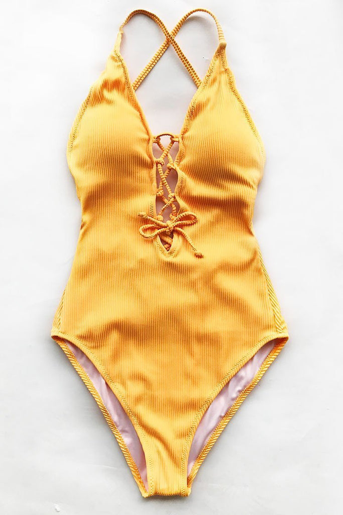 Remind Me Solid One-piece Swimsuit