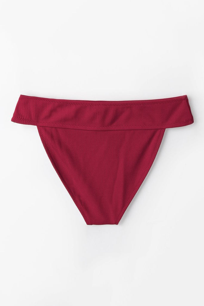 Ruby Red Cheeky Bikini Bottom