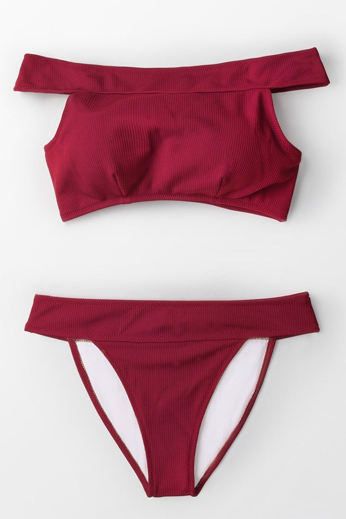 Ruby Red Cheeky Bikini Bottom