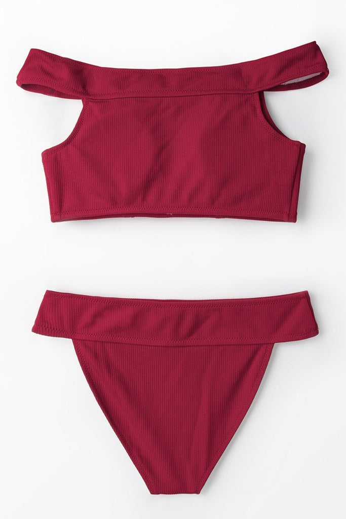 Ruby Red Cheeky Bikini Bottom