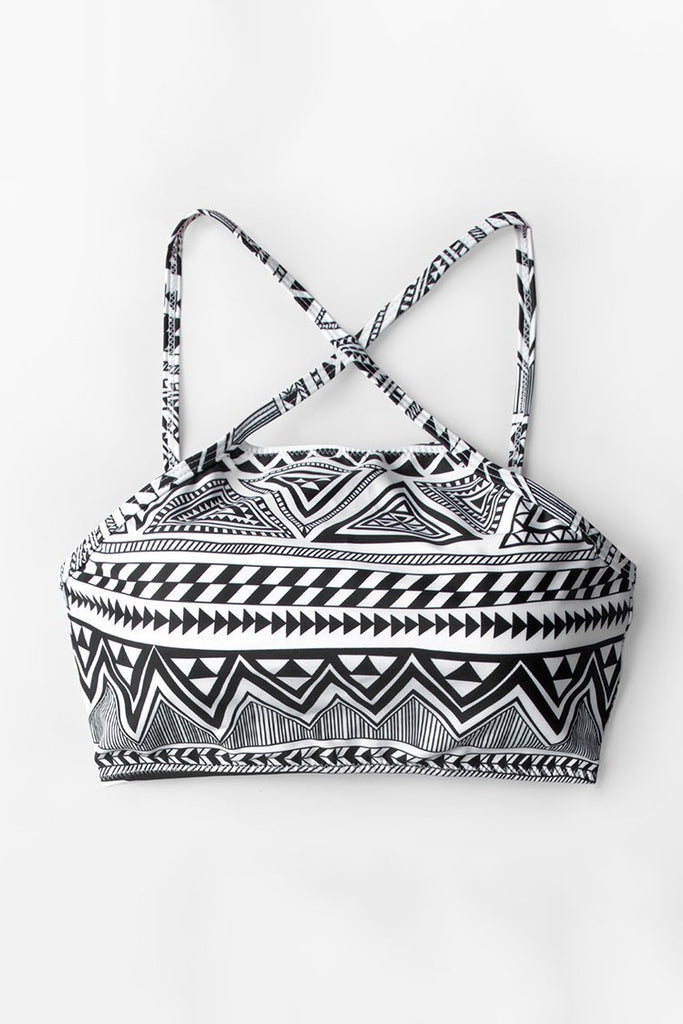 Simple Truth Lace-Up Bikini Top