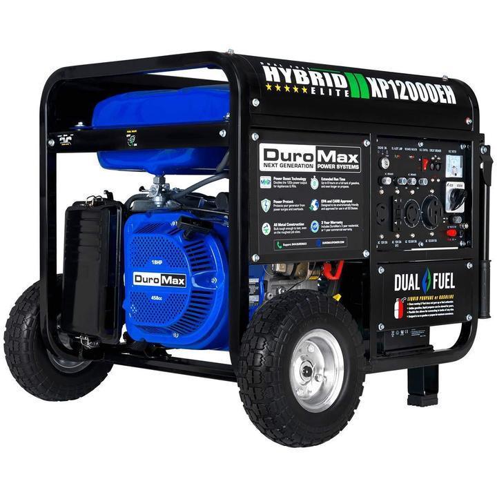 Just Nedd $175 & Free Shipping | 12,000 Max 9,500 Running Watts Dual Fuel Electric Start Portable Generator